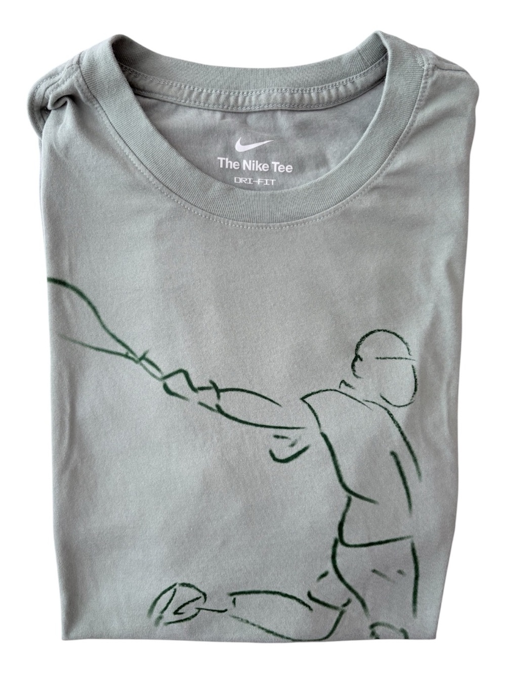 Nike Men’s Dri-FIT Light Green Tennis Graphic Tee